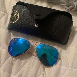 Rayban blue flash aviators